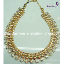 Big Stone Chain Necklace (XJW2114)